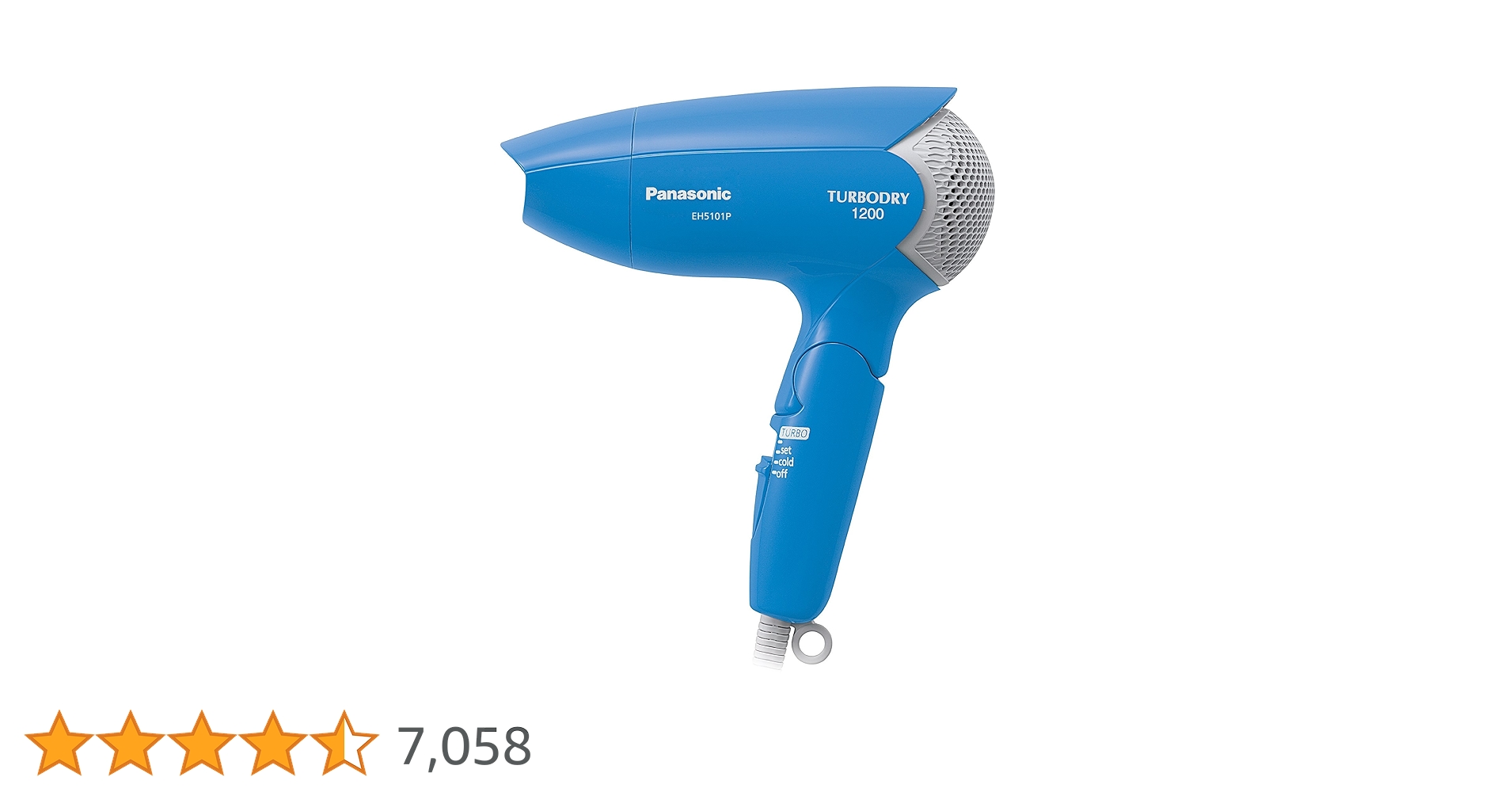 Amazon.co.jp: Panasonic Hair Dryer Turbo Dry 1200 Blue